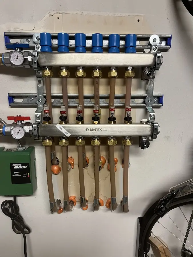 Plumber performing Gas Line Installation at a residential property in Prestonsburg